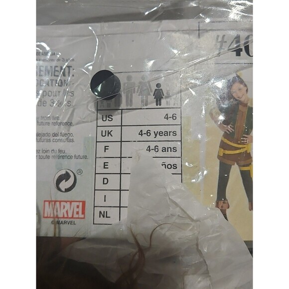 Marvel Rising Secret Warriors Squirrel Girl Halloween Child Costume S 4-6 - Picture 3 of 4